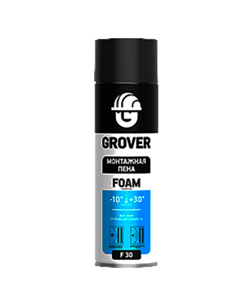 Пена монтажная Grover F30, 500мл 495x660 Пена монтажная Grover F30, 500мл 495x660 в Материке