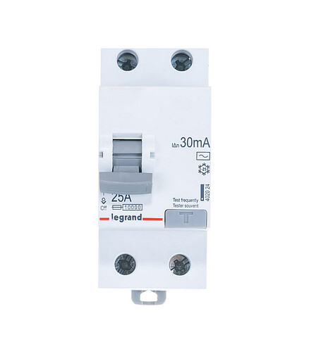 Устройство защ.отключения LEGRAND RX3 2П 25А/30мА эл.-мех. 438x503 в Материке