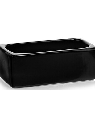 Горшок PIANO (25х13х10см) керамика черный арт.31.025.25 238x286 в Материке