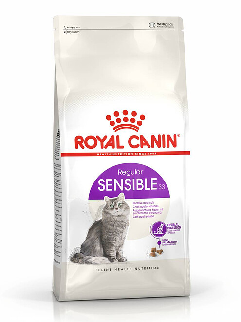 Корм для кошек Royal Canin Sensible с чувств. пищевар. (2кг) 495x660 Корм для кошек Royal Canin Sensible с чувств. пищевар. (2кг) 495x660 в Материке