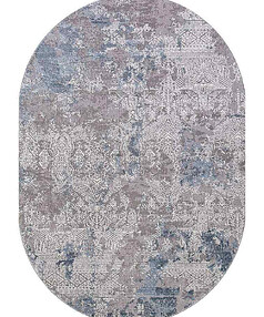 Ковер ARMINA 03851A Blue/Blue 200*290, овал