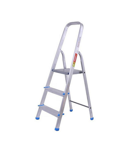 Лестница-стремянка LadderBel алюмин. 3-ступ. 438x503 в Материке