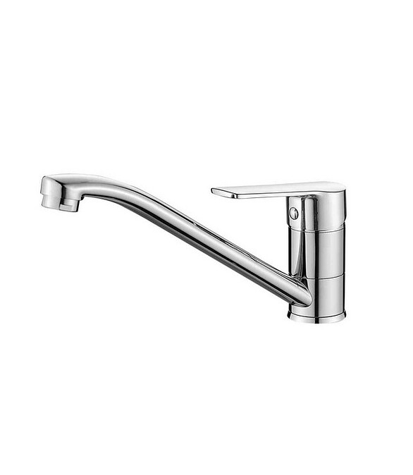 Смеситель DECOROOM DR22018 (для кухни) с поворотным изливом, ЛАТУНЬ 586x674 в Материке