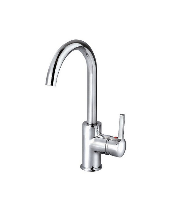 Смеситель KINGSON 14004 (21256021) (для кухни) высокий излив 586x674 в Материке