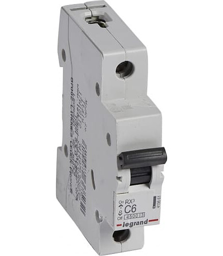 Выключатель автоматический LEGRAND RX3 1П 6A 438x503 в Материке - Вариант 2