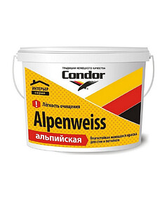 Краска КОНДОР Alpenweiss матовая 3,75кг