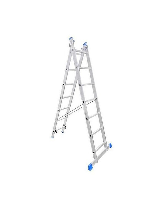 Лестница универсальная LadderBel алюмин. 2- секционная 7-ступ. 2-х секц. LS207 495x660 Лестница универсальная LadderBel алюмин. 2- секционная 7-ступ. 2-х секц. LS207 495x660 в Материке