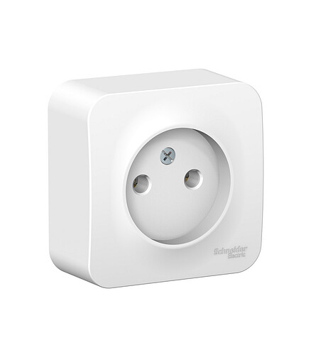 Розетка ОУ SE BLANCA BLNRA000111 1мест. белый 438x503 в Материке
