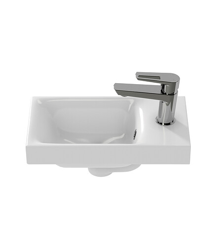Раковина встраиваемая MODUO 40см с отверстием 438x503 в Материке