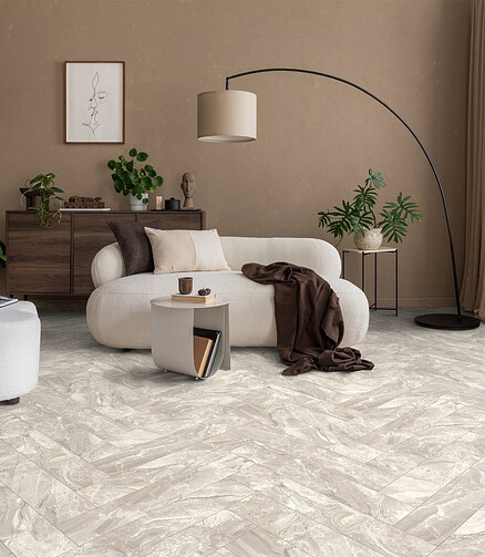 Линолеум IDEAL GLORY KERAMA 1-3.5м 438x503 в Материке - Вариант 3