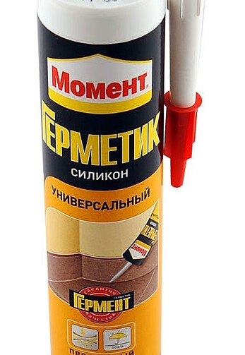 Герметик МОМЕНТ силикон. универсальный прозрачный, 280мл 438x503 в Материке - Вариант 2