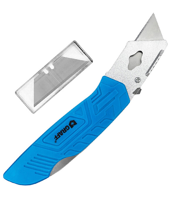 Нож трапец. складной GRAFF DL212 586x674 Нож трапец. складной GRAFF DL212 586x674 в Материке