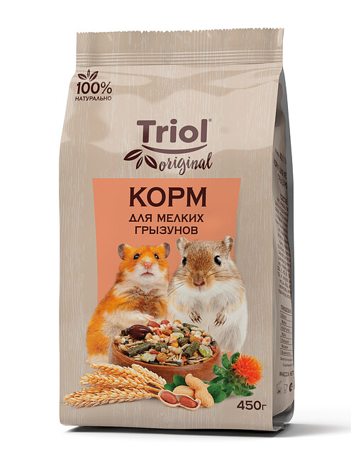 Корм для мелких грызунов Triol Original (450г) 495x660 Корм для мелких грызунов Triol Original (450г) 495x660 в Материке