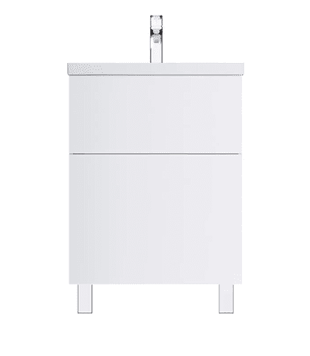 Тумба GEM NEW M90FSX06022WG32 60см push-to-open белый-глянец 438x503 в Материке
