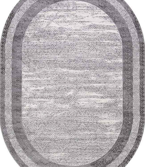 Ковер ARMINA 04041G Grey/Grey 160*230, овал 586x674 Ковер ARMINA 04041G Grey/Grey 160*230, овал 586x674 в Материке