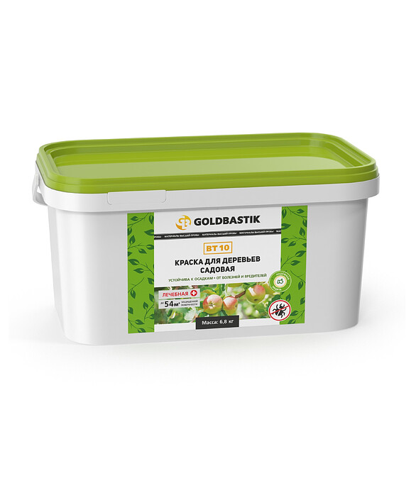 Краска для садовых деревьев GOLDBASTIK BT 10 (1,3л) 586x674 Краска для садовых деревьев GOLDBASTIK BT 10 (1,3л) 586x674 в Материке