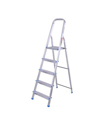 Лестница-стремянка LadderBel алюмин. 5-ступ. 438x503 в Материке