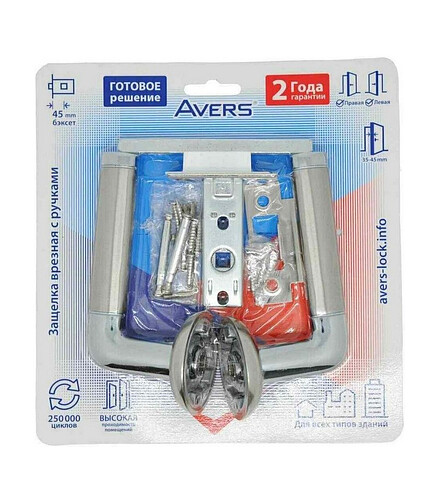 Комплект для межкомнатной двери AVERS 14083-A-NIS/CR / 5400-P-NIS 438x503 в Материке