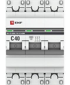 Выключатель автоматический EKF Proxima 3П 40А