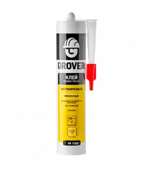 Клей Grover GА100 жидкие гвозди прозрачный, 300мл 495x660 Клей Grover GА100 жидкие гвозди прозрачный, 300мл 495x660 в Материке