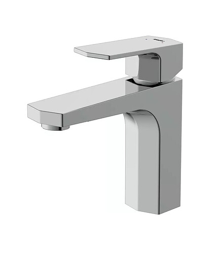 Смеситель WISLA 63055 (для умывальника) с д/к сlick-сlack 438x503 в Материке