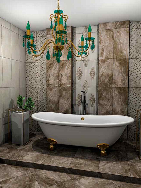 Плитка Beryoza Ceramica HERMITAGE 30x60см 1,62м2 цвет mosaic 495x660 Плитка Beryoza Ceramica HERMITAGE 30x60см 1,62м2 цвет mosaic 495x660 в Материке