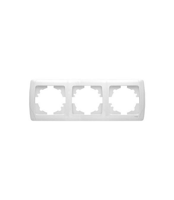 Рамка Viko CARMEN 90571103 3мест. белый 586x674 в Материке