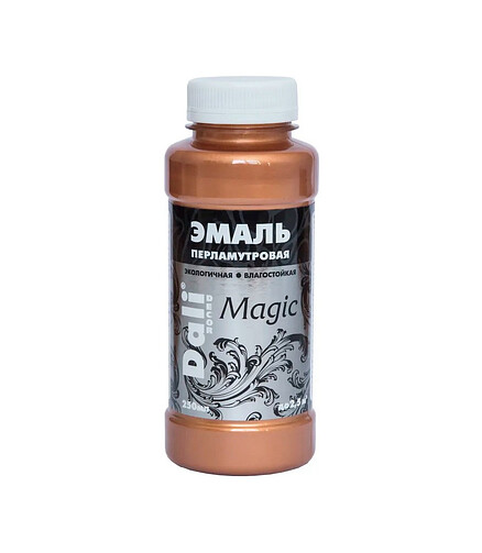 Эмаль Dali DECOR Magic акрил перламутровая МЕДЬ, 0,25л 438x503 в Материке