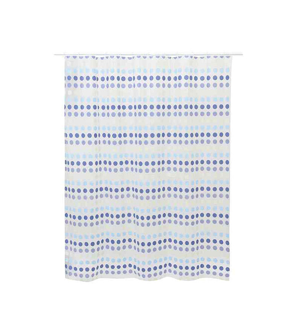 Штора для ванной комнаты PEVA BASIC PUNTI MULTI 08092, 180x200см с кольцами 586x674 Штора для ванной комнаты PEVA BASIC PUNTI MULTI 08092, 180x200см с кольцами 586x674 в Материке