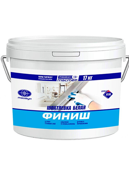 Шпатлевка Тайфун Мастер финишная, 17кг 495x660 Шпатлевка Тайфун Мастер финишная, 17кг 495x660 в Материке
