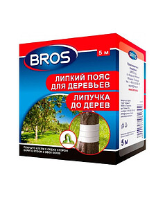 Пояс ловчий от садовых вредителей Bros липкий для деревьев (5м)