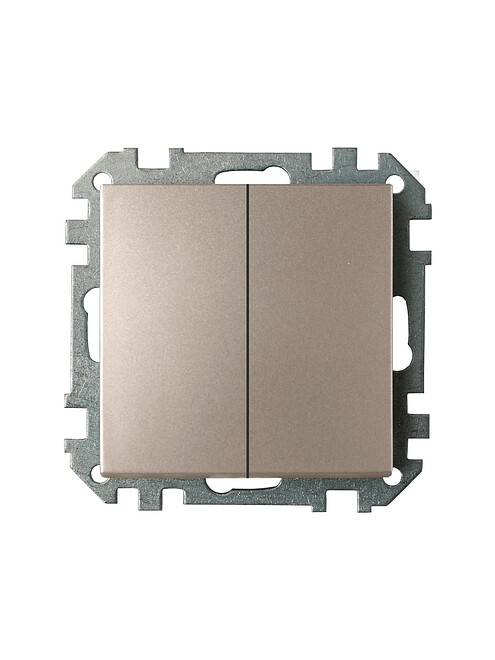Выключатель Bylectrica СТИЛЬ С5 10-527 2кл. шампань 495x660 в Материке