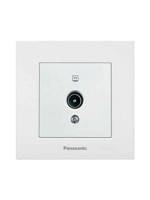 Розетка ТВ Panasonic KARRE Plus белый 238x286 в Материке