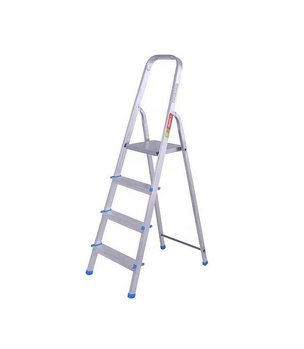 Лестница-стремянка LadderBel алюмин. 4-ступ. 438x503 в Материке