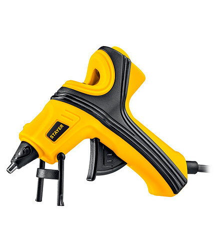 Пистолет клеевой STAYER Pro 7мм 25Вт 438x503 в Материке