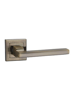 Ручка дверная LOCKIT САЛЕРНО AL (AB), стар.бронза (уп=2шт) 238x286 в Материке
