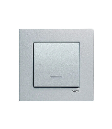 Выключатель Viko NOVELLA 92105019 1кл. подсв. серебро 438x503 в Материке - Вариант 2