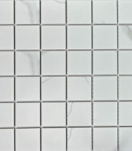 Мозаика керамогранитная MosaicStory ASTRUM 30,6х30,6см цвет белый 438x503 в Материке