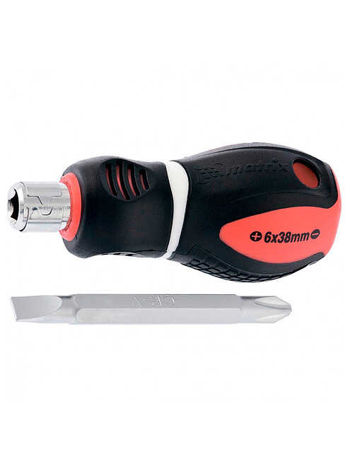 Отвертка комб. MATRIX SL6/PH2 495x660 Отвертка комб. MATRIX SL6/PH2 495x660 в Материке
