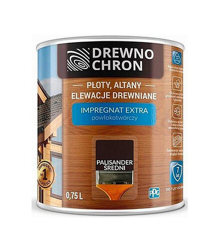Пропитка DREWNOCHRON IMPREGNAT EXTRA палисандр средний, 0,75л 438x503 в Материке