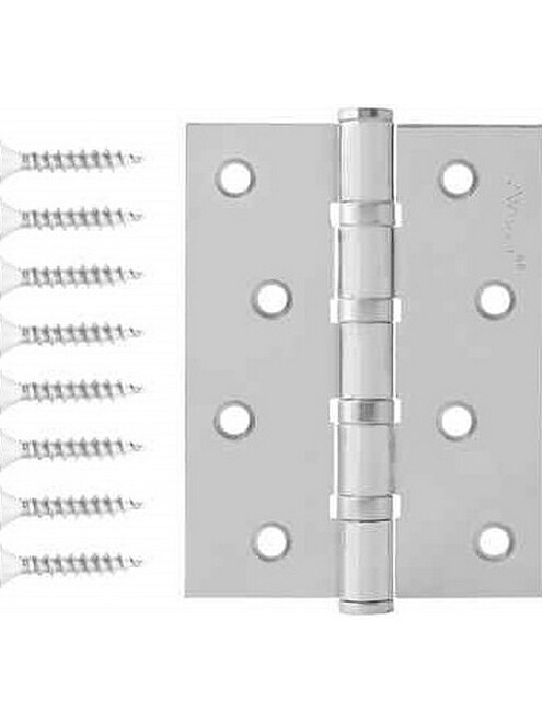 Петля дверная врезная универсальная AVERS 100*75*2,5-B4-CR, хром (уп=2шт) 495x660 Петля дверная врезная универсальная AVERS 100*75*2,5-B4-CR, хром (уп=2шт) 495x660 в Материке