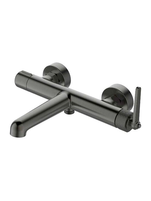 Смеситель BEIRUT GUN METAL BU54GM (для ванны, короткий излив) с душ.комплектом 495x660 Смеситель BEIRUT GUN METAL BU54GM (для ванны, короткий излив) с душ.комплектом 495x660 в Материке