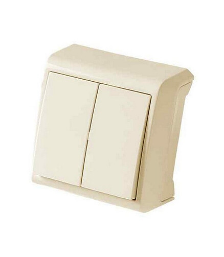 Выключатель Viko VERA 90681202 2кл. крем 438x503 в Материке