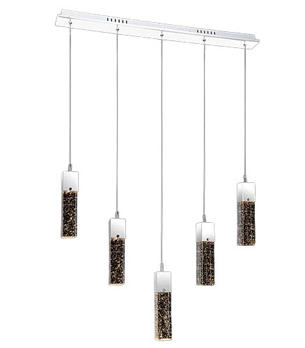 Светильник потолочный Viyana 6110-5AS светодиод. 25W хром 438x503 в Материке