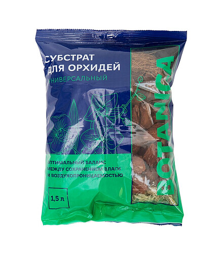 Субстрат для орхидей Botanica Универсальный (1,5л) 438x503 в Материке