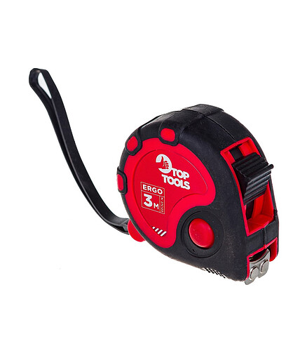 Рулетка TOP TOOLS 27C123 3мх16мм 438x503 в Материке