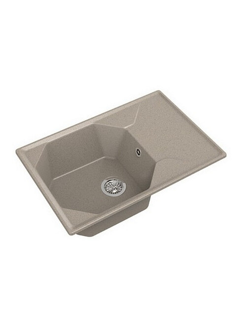 Мойка GRANFEST GF-U-740L 740x500мм иск.мрамор-песочный (сифон в комплекте) 495x660 Мойка GRANFEST GF-U-740L 740x500мм иск.мрамор-песочный (сифон в комплекте) 495x660 в Материке