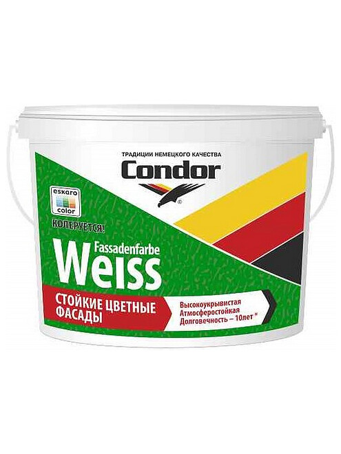 Краска Condor Fassadenfarbe, 15кг 495x660 Краска Condor Fassadenfarbe, 15кг 495x660 в Материке
