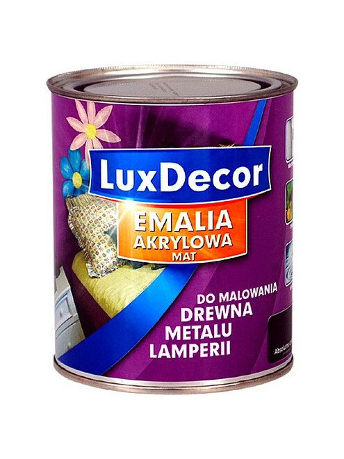 Эмаль Luxdecor Абсолютно черный матовая, 0,75л 495x660 Эмаль Luxdecor Абсолютно черный матовая, 0,75л 495x660 в Материке