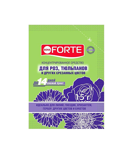 Средство BONA FORTE для срезанных цветов (15г) 438x503 в Материке